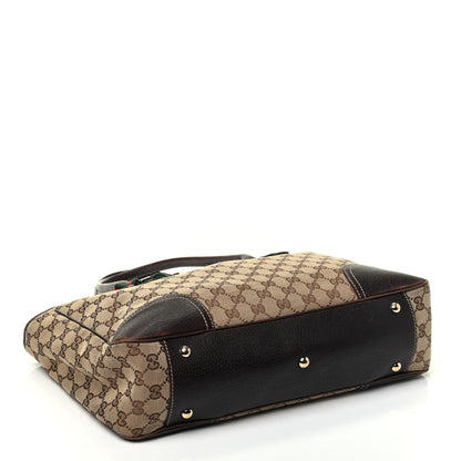 Gucci Monogram Medium Princy Tote Dark Brown 4 of 9
