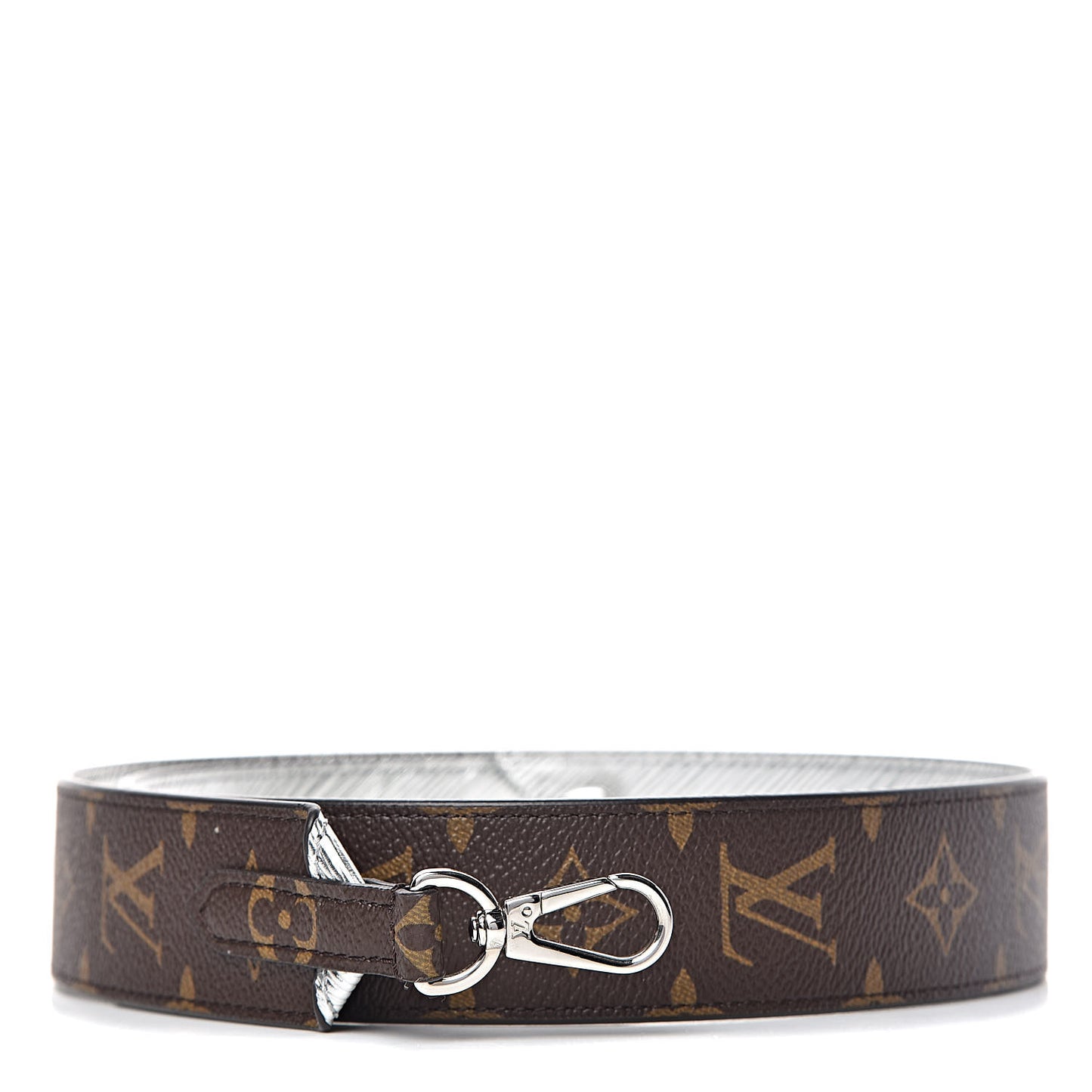 Epi Monogram Bandouliere Shoulder Strap Silver