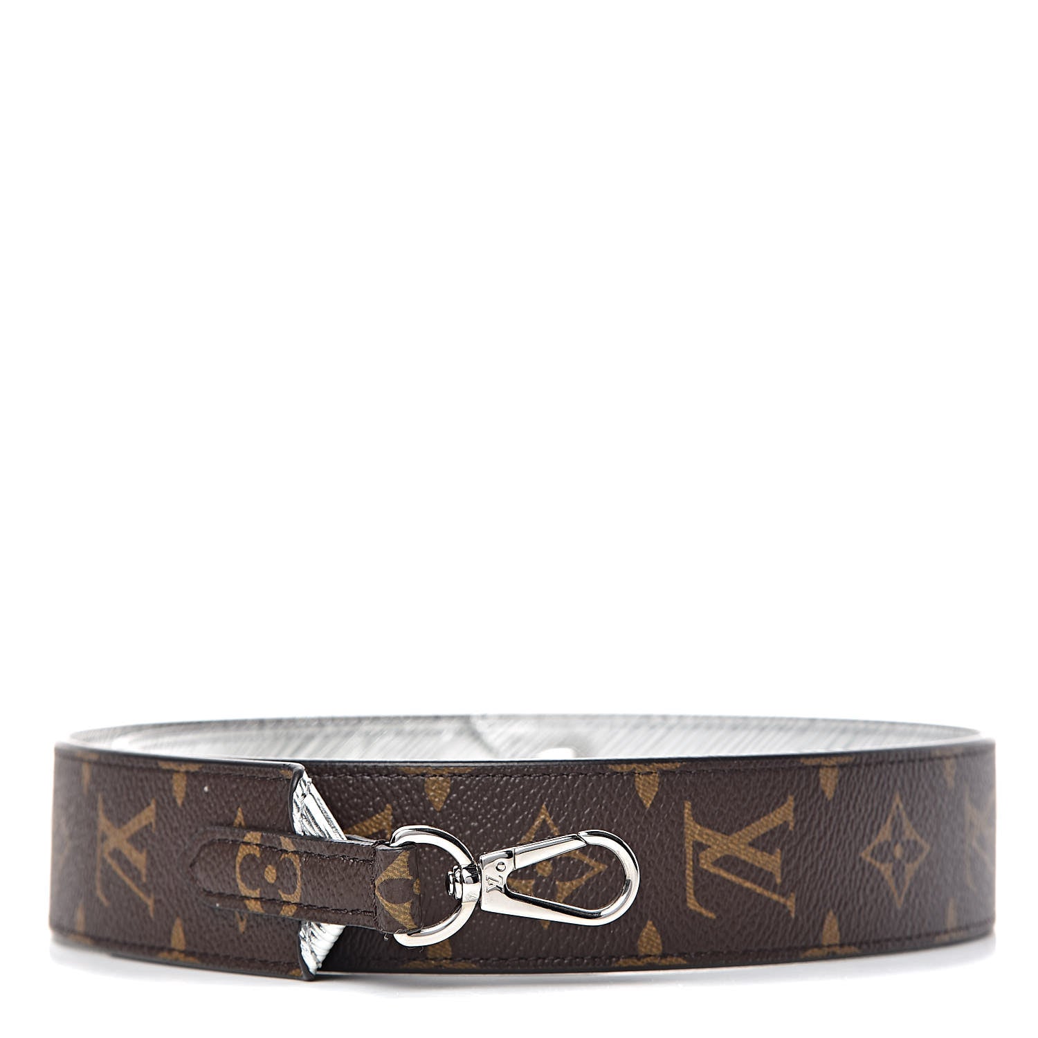 Louis Vuitton Epi Monogram Bandouliere Shoulder Strap Silver 1 of 3