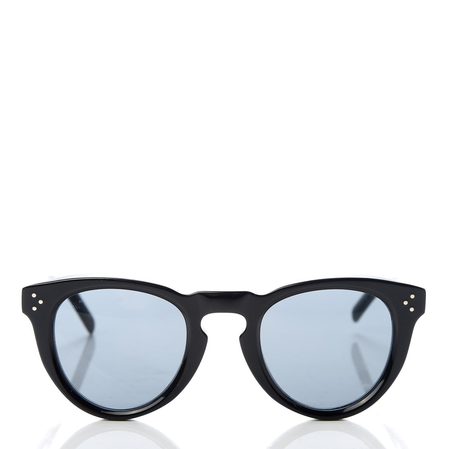 Celine Acetate Bevel Cat Sunglasses CL 41384/F/S Black 2 of 7