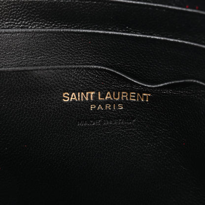Saint Laurent Grain De Poudre Matelasse Monogram Mini Lou Camera Bag Opyum Red 6 of 11