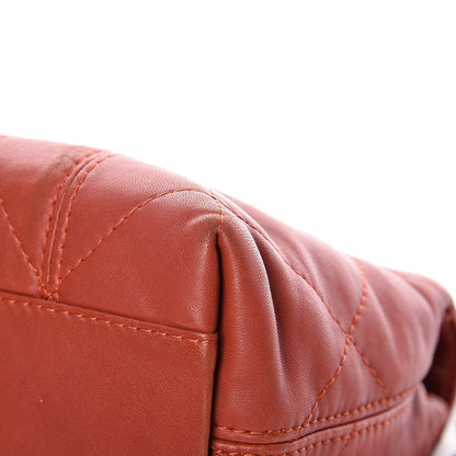 Chanel Lambskin Quilted Large Soft Touch Flap Dark Ochre 16 of 22