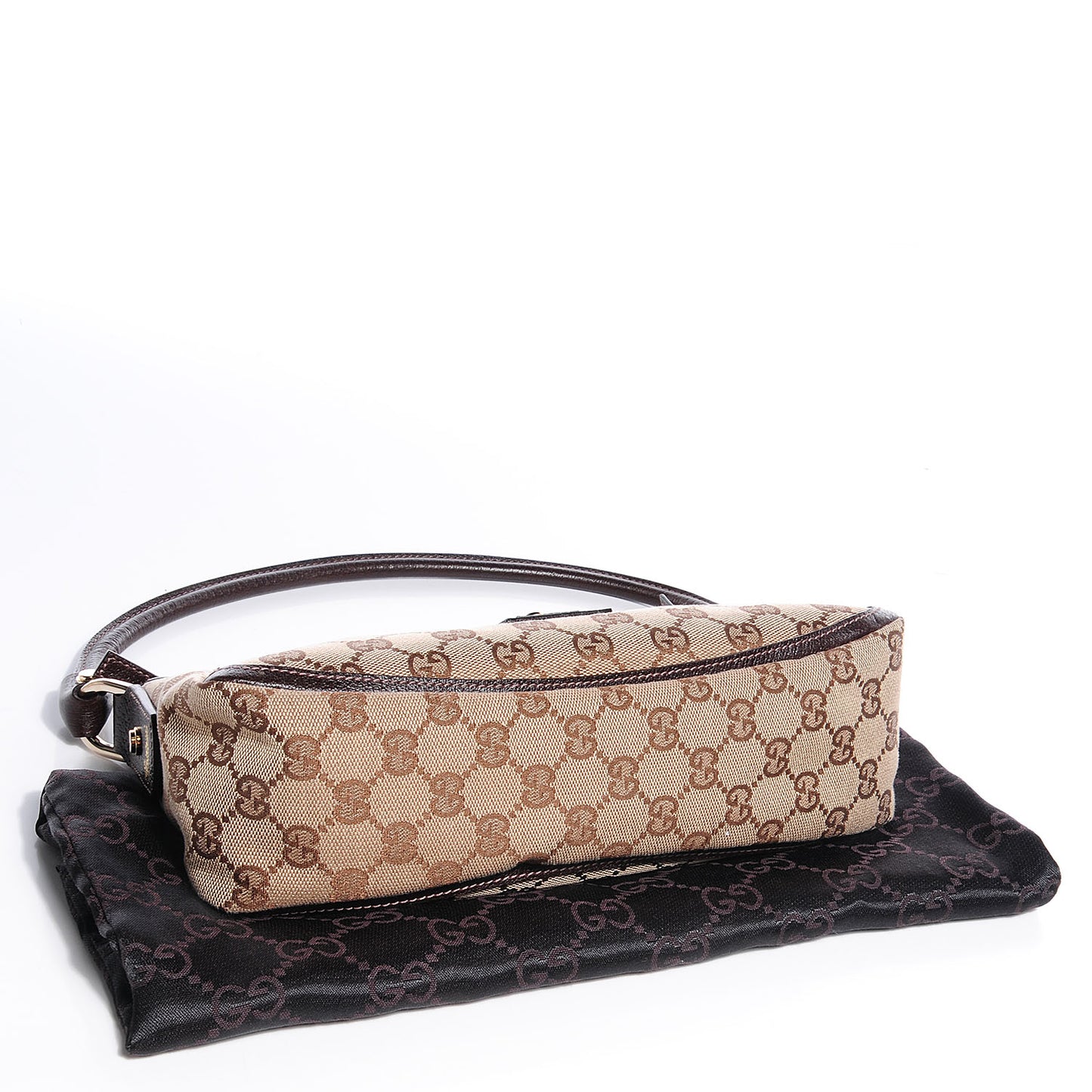 Monogram D Ring Abbey Pochette Brown
