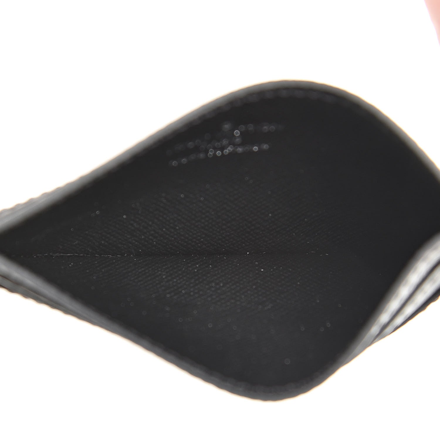 Louis Vuitton Taiga Double Card Holder Black 5 of 8