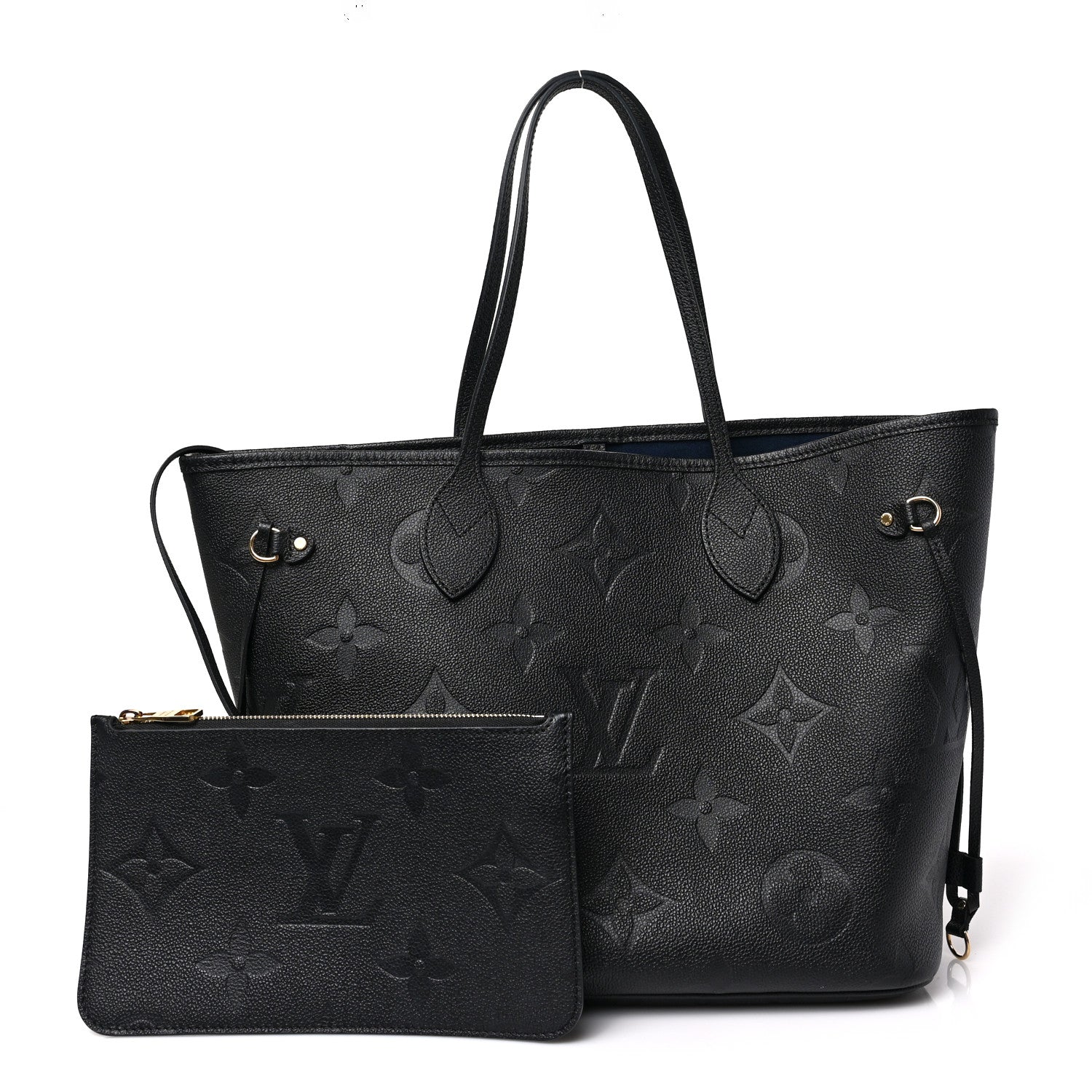 Louis Vuitton Empreinte Monogram Giant Neverfull MM Black 1 of 9