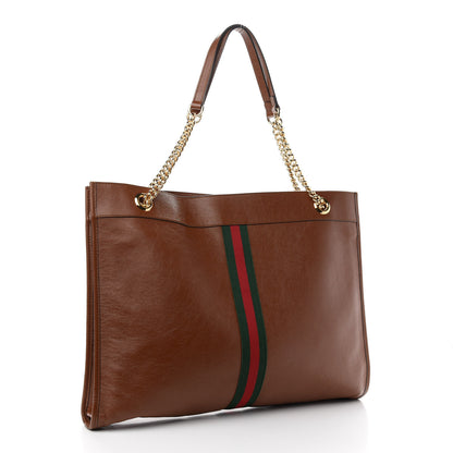 Gucci Calfskin Large Rajah Chain Tote Cuir 4 of 10