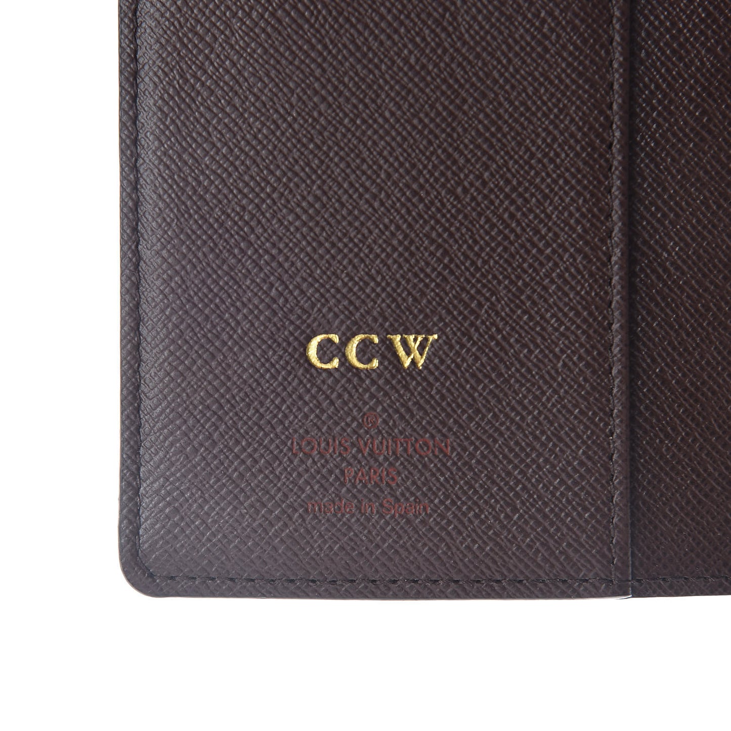 Damier Ebene Small Ring Agenda Cover