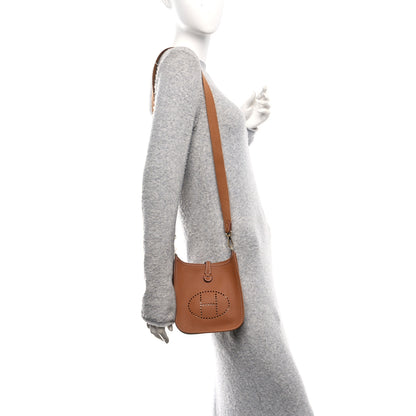 Hermes Taurillon Clemence Evelyne TPM Gold 2 of 11