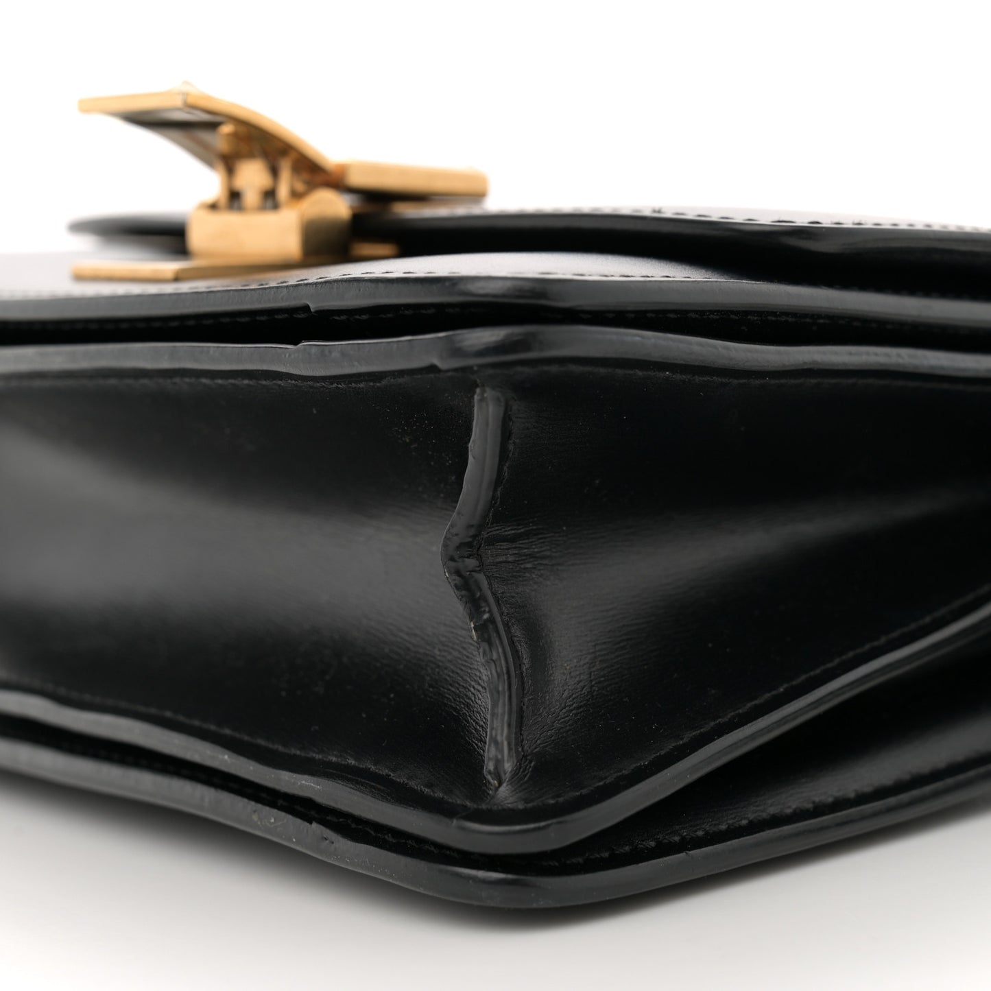 Box Calfskin Small Classic Box Flap Bag Black