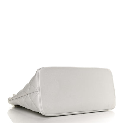 Chanel Caviar Quilted Medallion Tote White 4 of 10