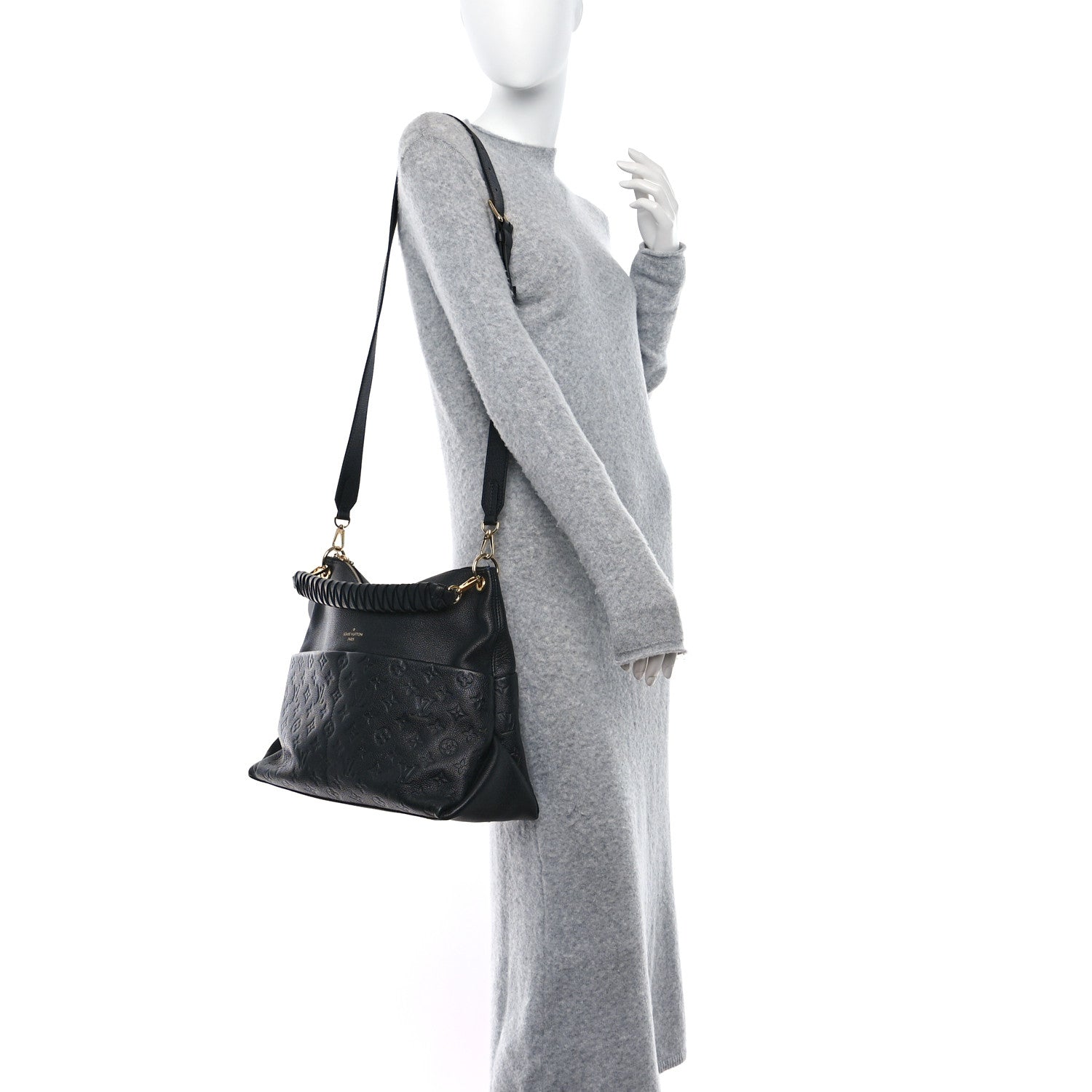 Louis Vuitton Empreinte Maida Hobo Black 2 of 10