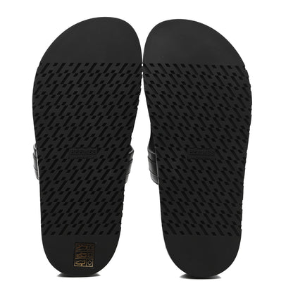 Hermes Calfskin Womens Empire Sandals 38 Black 5 of 7