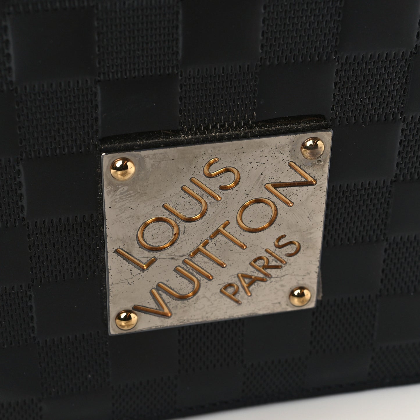 Damier Vernis Club Bag Black