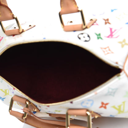 Louis Vuitton Monogram Multicolor Speedy 30 White 5 of 13