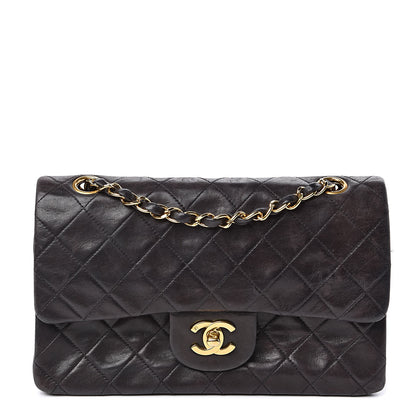Chanel Lambskin Quilted Small Double Flap Black 1 of 10