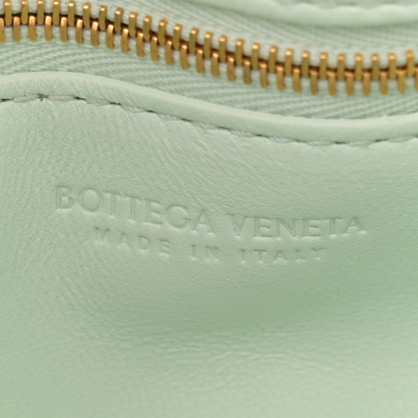 Nappa Maxi Intreccio Small Padded Cassette Crossbody Bag Glacier