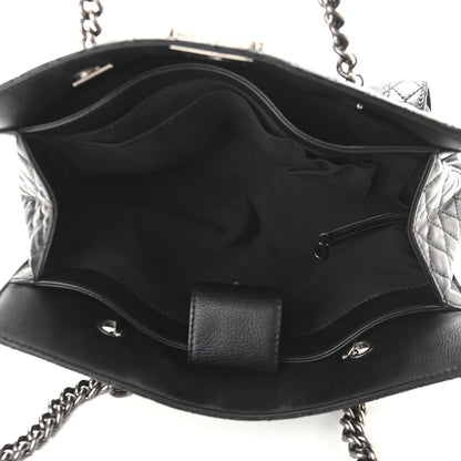 Chanel Calfskin Boy Reverso Shopping Tote Black 5 of 9