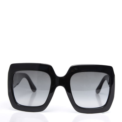 Gucci Acetate Square Frame Sunglasses GG0053S Black 2 of 8