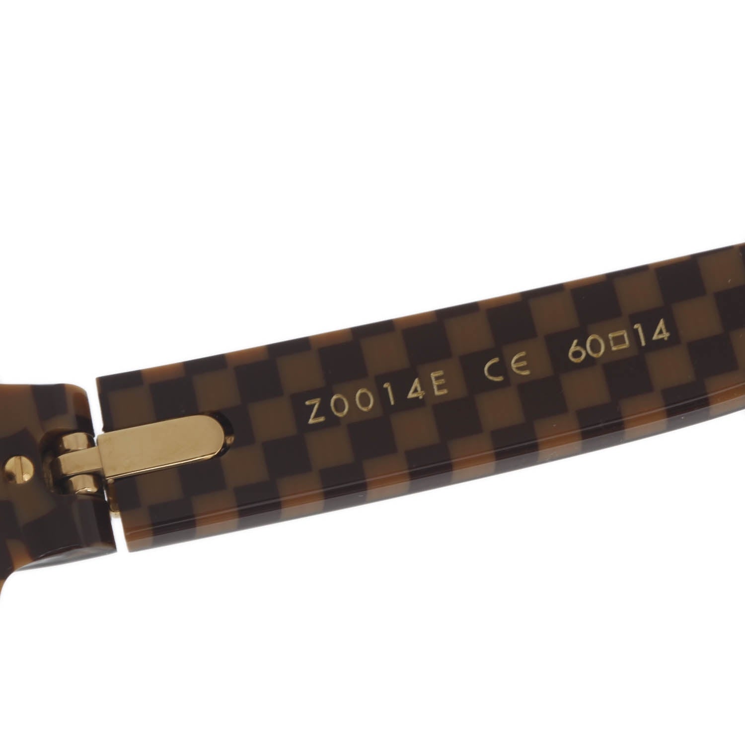 Louis Vuitton Damier Ebene Faux Semblant Rectangle Sunglasses Z0018E 6 of 9