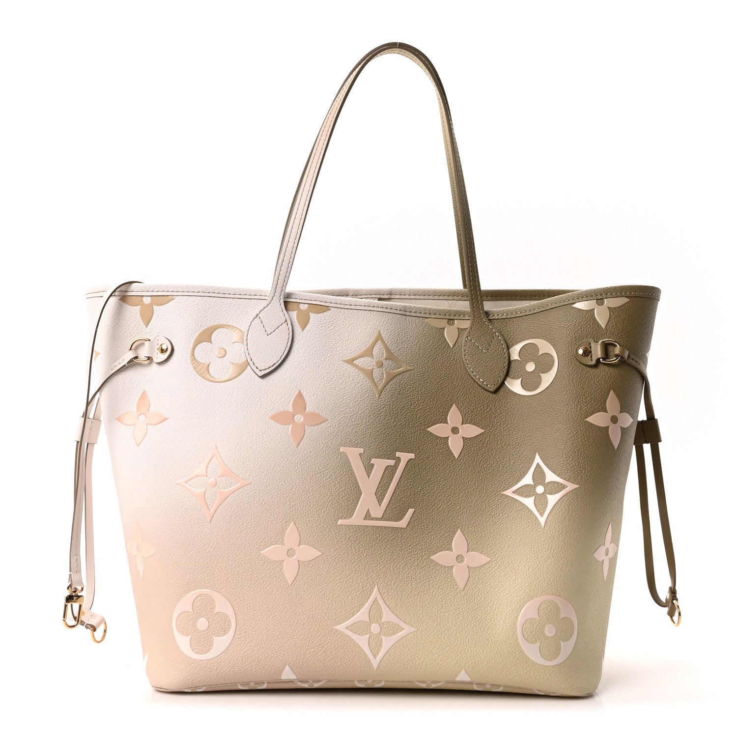Louis Vuitton Monogram Giant Spring In The City Neverfull MM Sunset Kaki 1 of 10