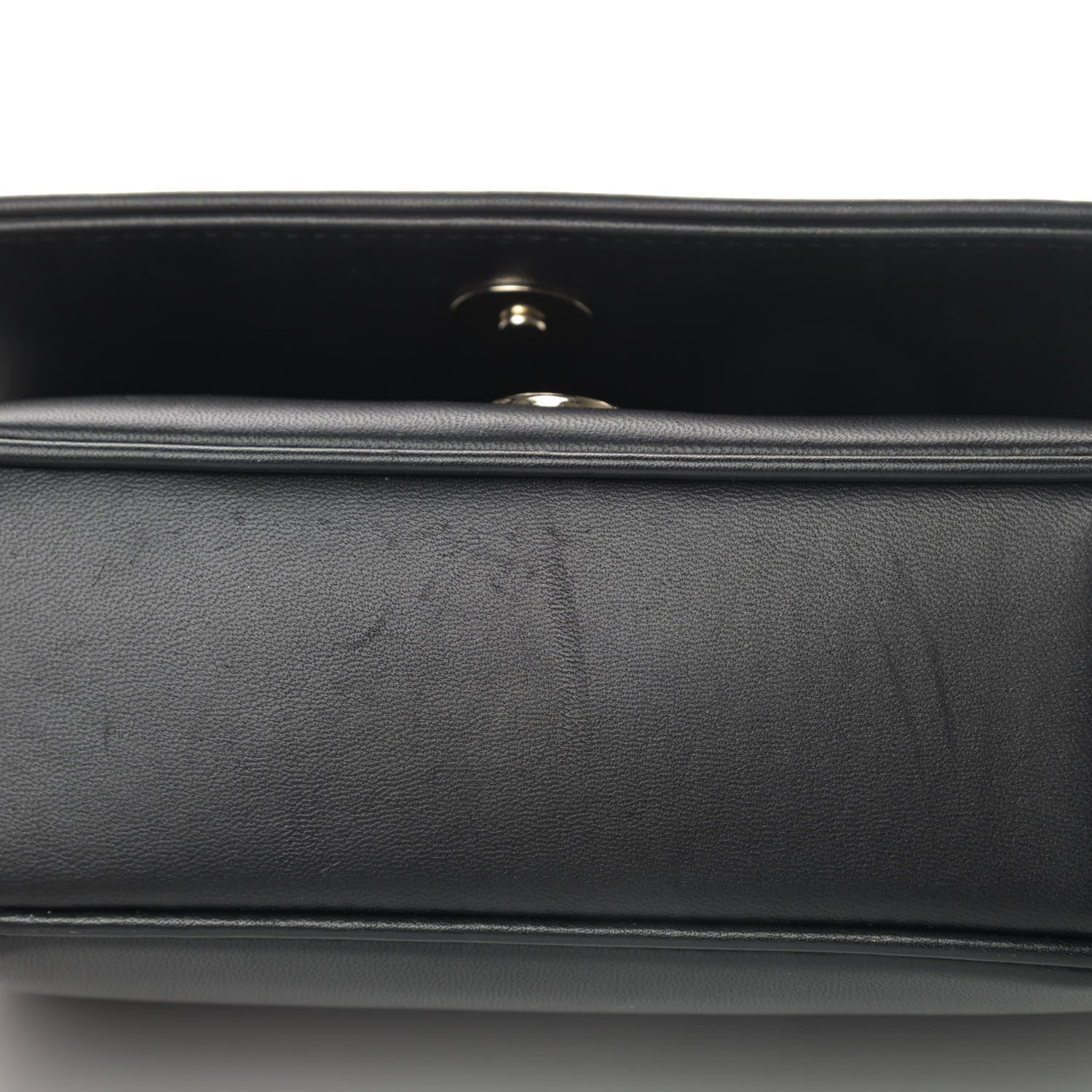 Chanel Lambskin CC Mania Flap Bag Black 5 of 5
