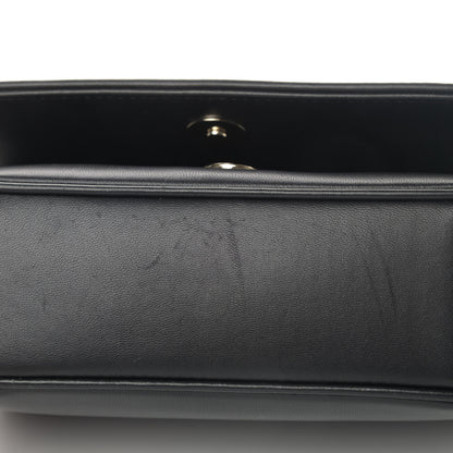 Chanel Lambskin CC Mania Flap Bag Black 5 of 5