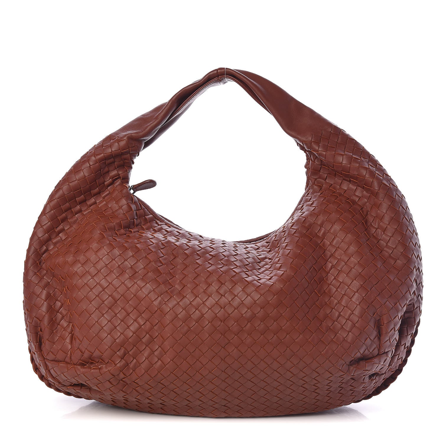 Bottega Veneta Nappa Intrecciato Large Belly Veneta Hobo Brique 1 of 8