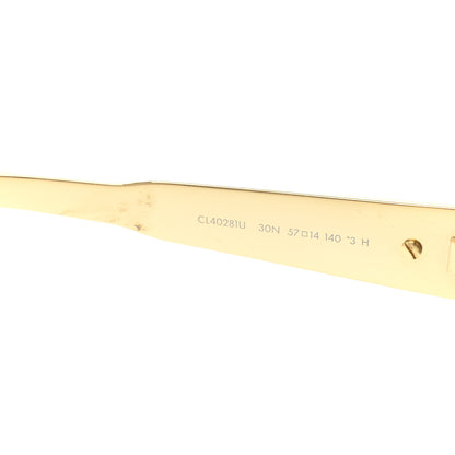 Celine Metal Triomphe 03 Sunglasses CL40281U Gold Green 6 of 9