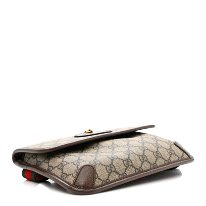 Gucci GG Supreme Monogram Neo Vintage Web Belt Bag Brown 4 of 16