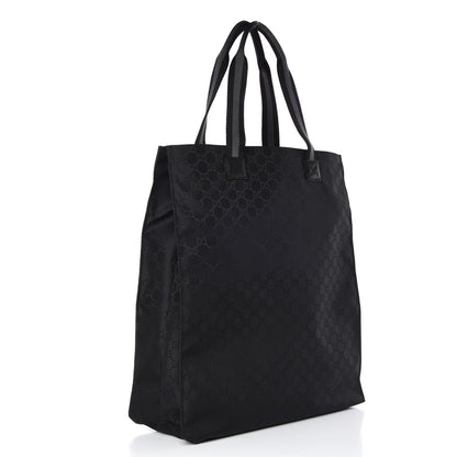 Gucci Nylon Monogram Vertical Tote Black 3 of 10