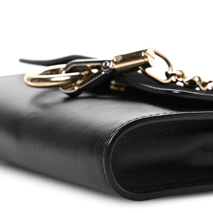 Chloe Suede Calfskin Mini Faye Shoulder Bag Black 10 of 10