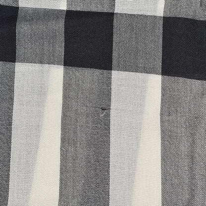 Burberry Cashmere Silk House Check Scarf Ivory 4 of 6