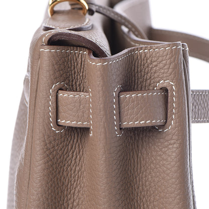 Hermes Togo Kelly Retourne 32 Etoupe 14 of 36