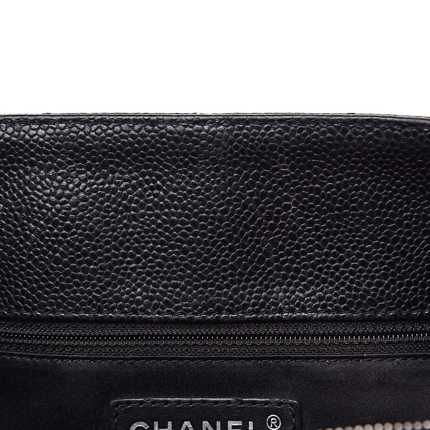 Caviar Quilted Grand Shopping Tote GST Black
