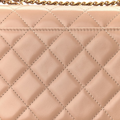 Chanel Calfskin Quilted Perfect Fit Wallet On Chain WOC Beige 10 of 11