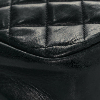Chanel Lambskin Quilted Shoulder Bag Black 9 of 19
