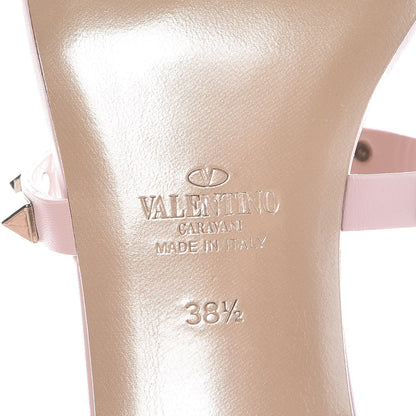 Valentino Garavani Calfskin Rockstud 60mm City Sandals 38.5 Water Rose 7 of 8