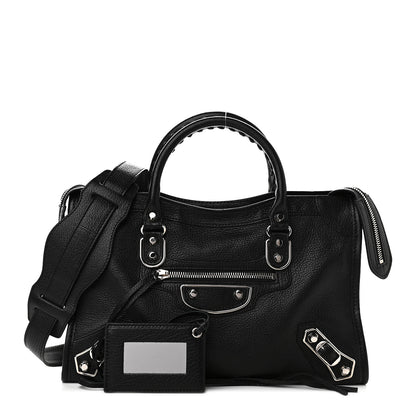 Balenciaga Chevre Silver Metallic Edge Hardware S City Black 1 of 10