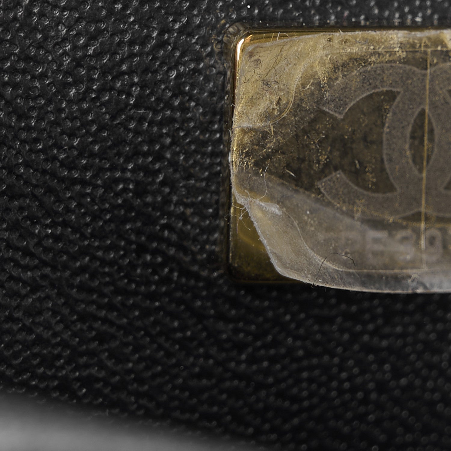 Chanel Velvet Quilted Crystal CC Mini Flap Black 7 of 10