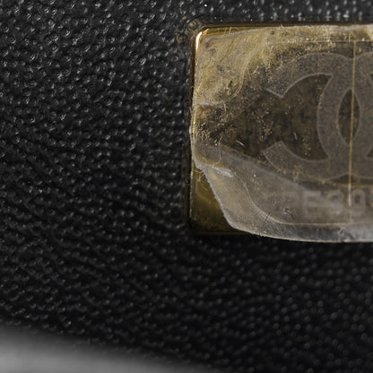 Chanel Velvet Quilted Crystal CC Mini Flap Black 7 of 10