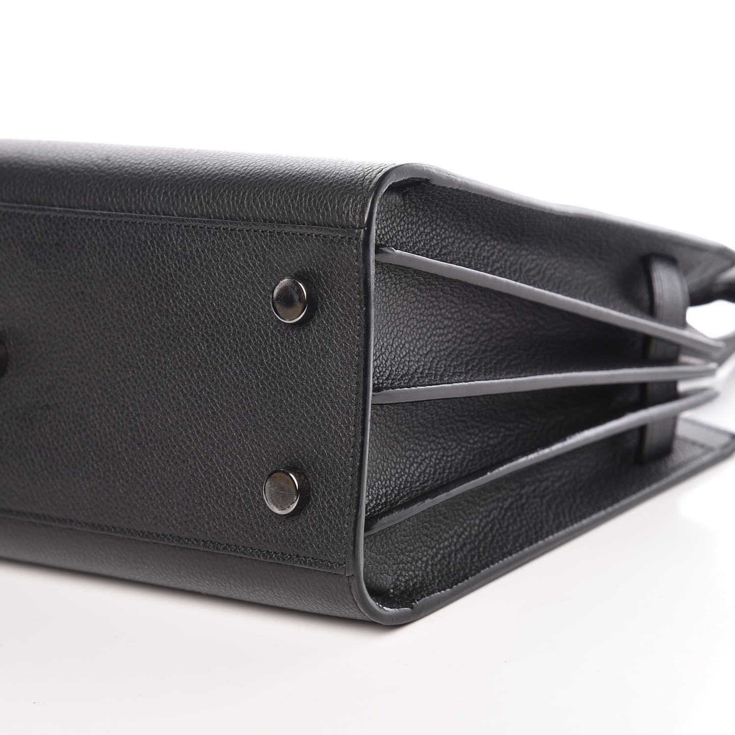 Saint Laurent Grained Calfskin Baby Sac De Jour Black 6 of 10