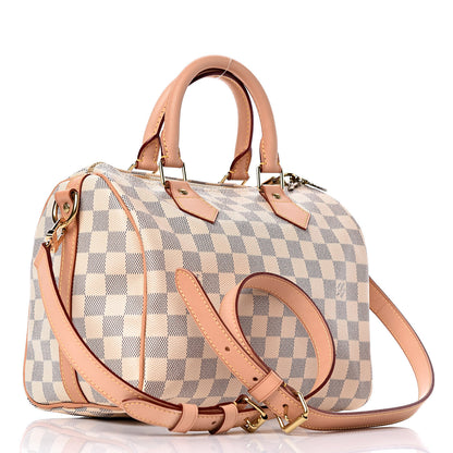 Louis Vuitton Damier Azur Speedy Bandouliere 25 3 of 9