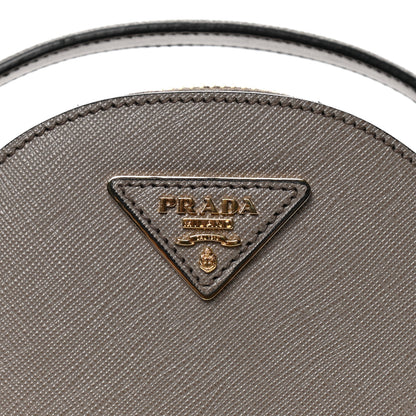 Prada Saffiano Lux Mini Odette Backpack Argilla 6 of 6