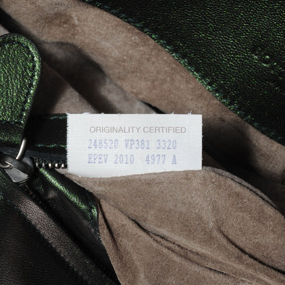Bottega Veneta Iridescent Scarabee Multi Pocket Tote Bag Green 8 of 8