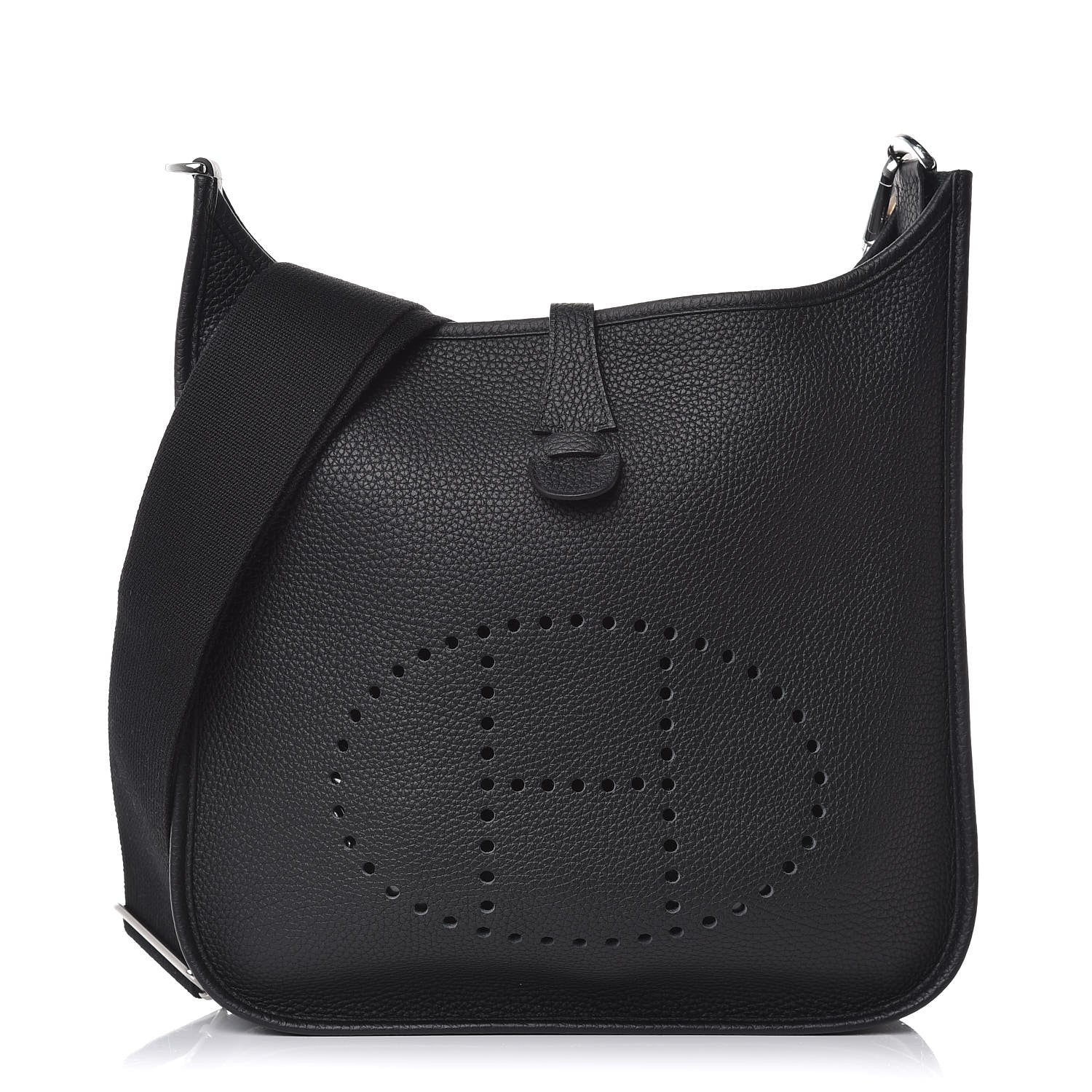 Hermes Taurillon Clemence Evelyne III PM Black 1 of 9
