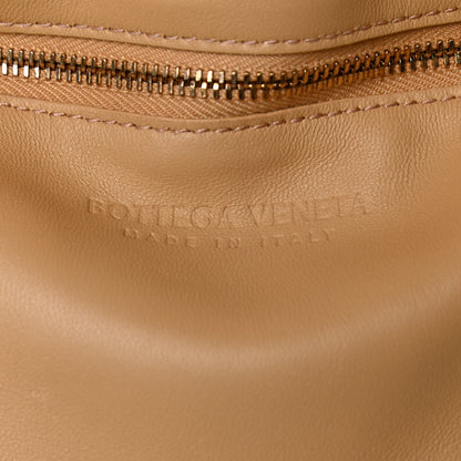 Bottega Veneta Lambskin Maxi Intreccio Padded Chain Cassette Crossbody Bag Almond 8 of 20