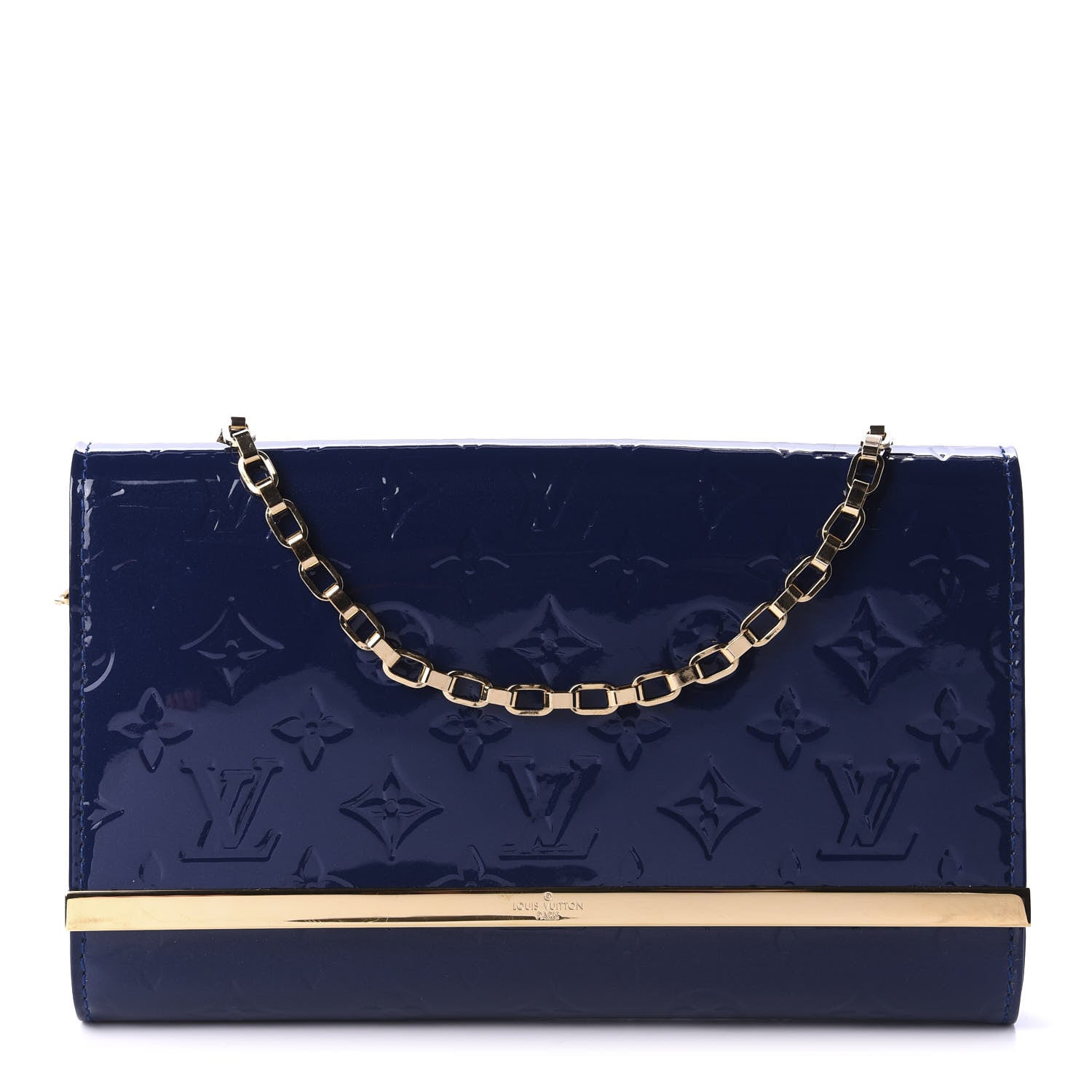 Louis Vuitton Vernis Ana Clutch Grand Blue 1 of 9
