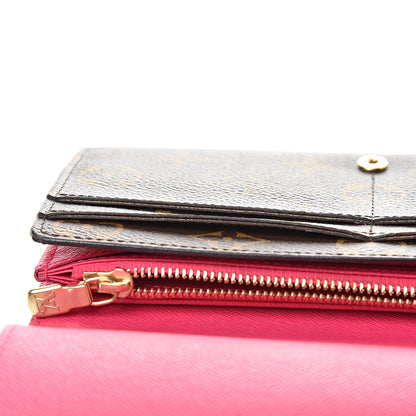 Louis Vuitton Monogram 2015 Christmas Animation Sarah Wallet Hibiscus 8 of 12