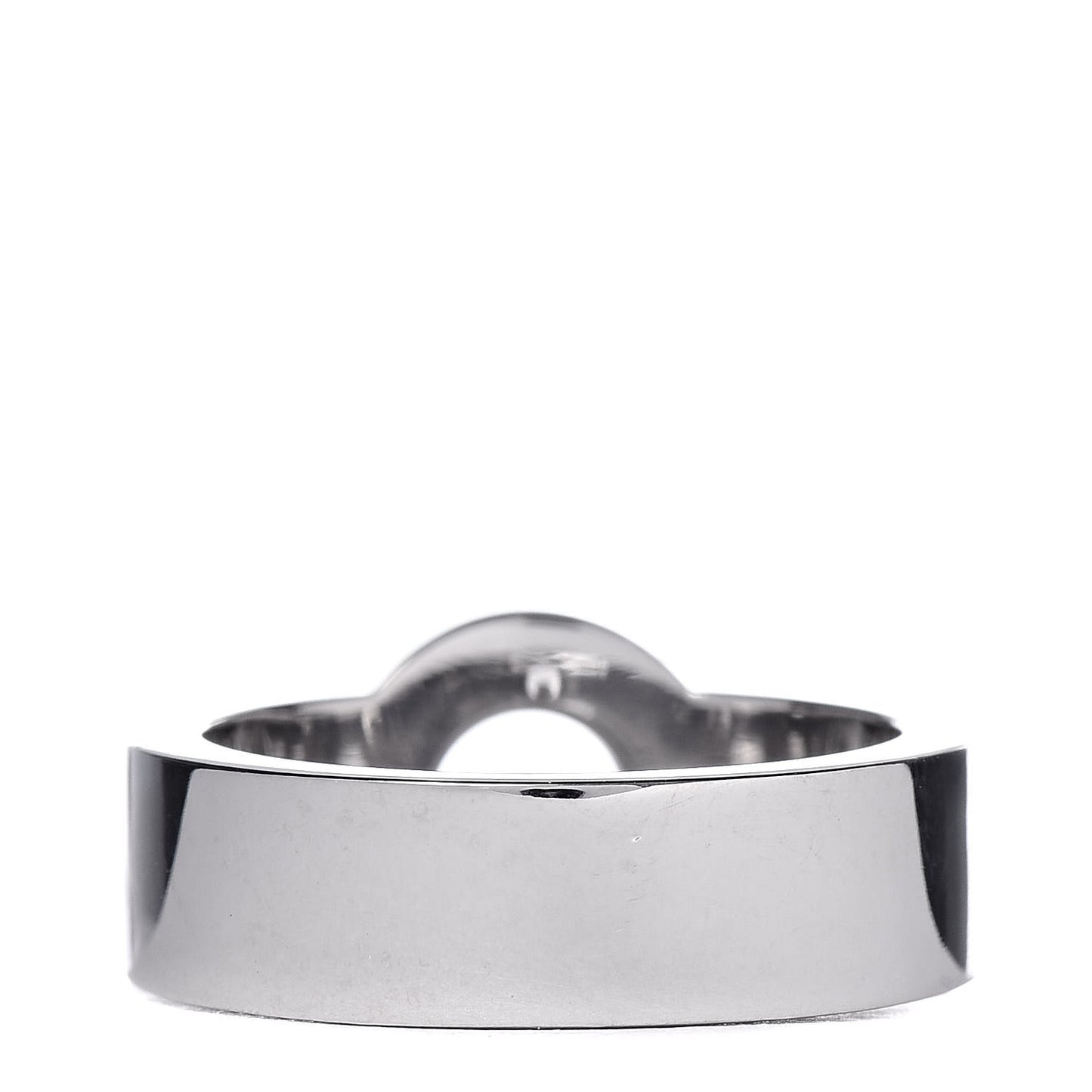 18K White Gold Diamond Happy Diamond Circle Ring 52 6