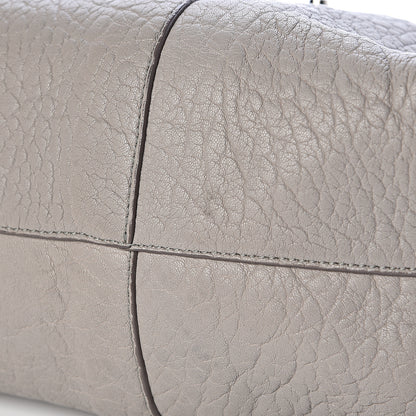Jimmy Choo Grained Calfskin Studded Lockett Shopper Tote Moonstone 15 of 15
